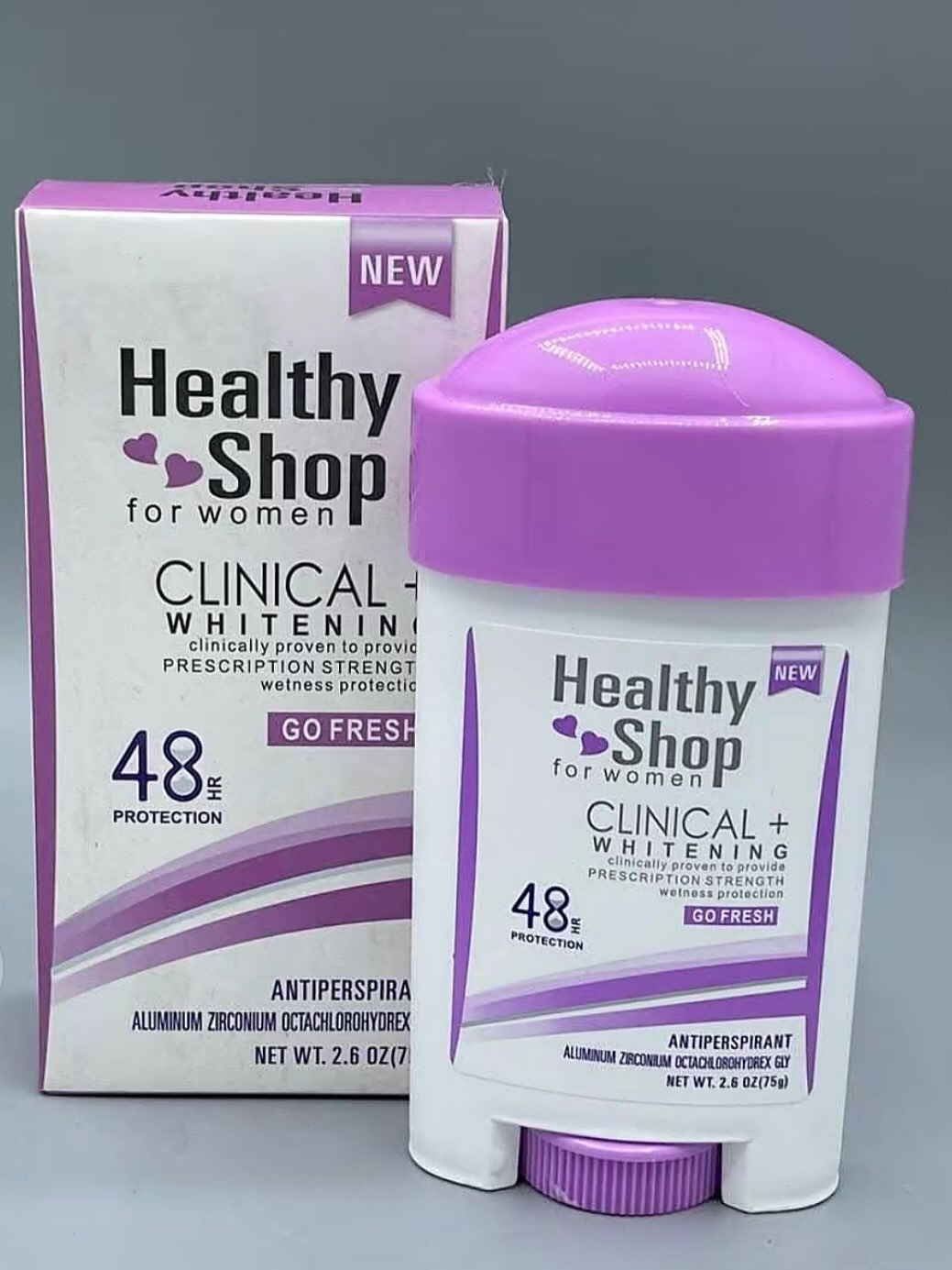 هيلثي شوب كلينيكال بلس مزيل عرق للتفتيح 75 جرام