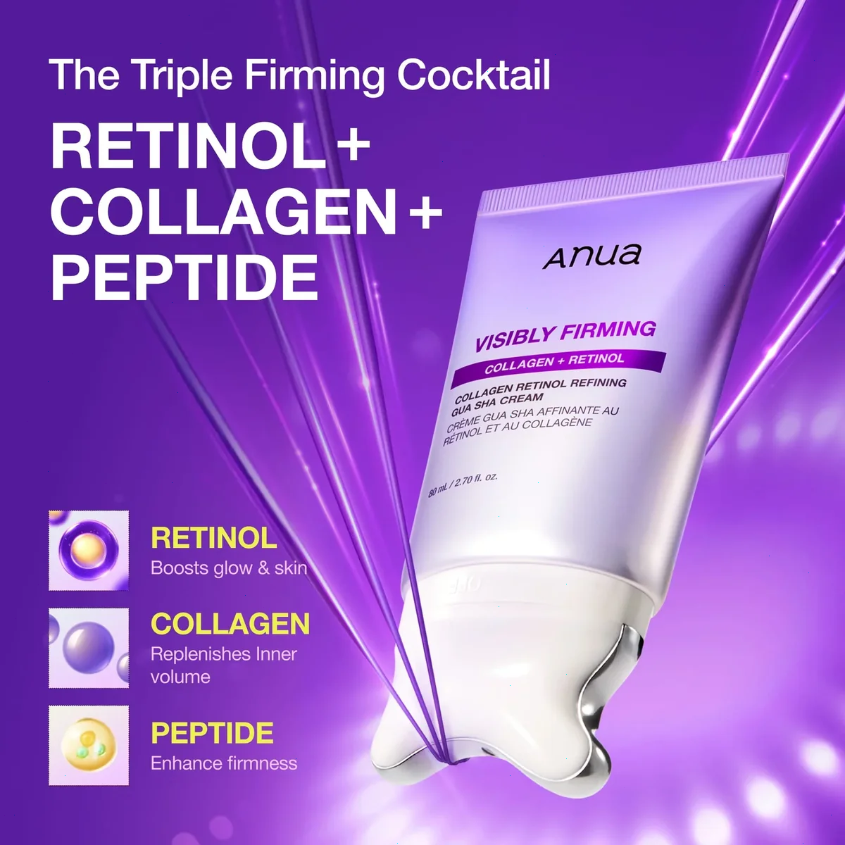 Anua Visibly Firming Collagen Retinol Cream 80ml